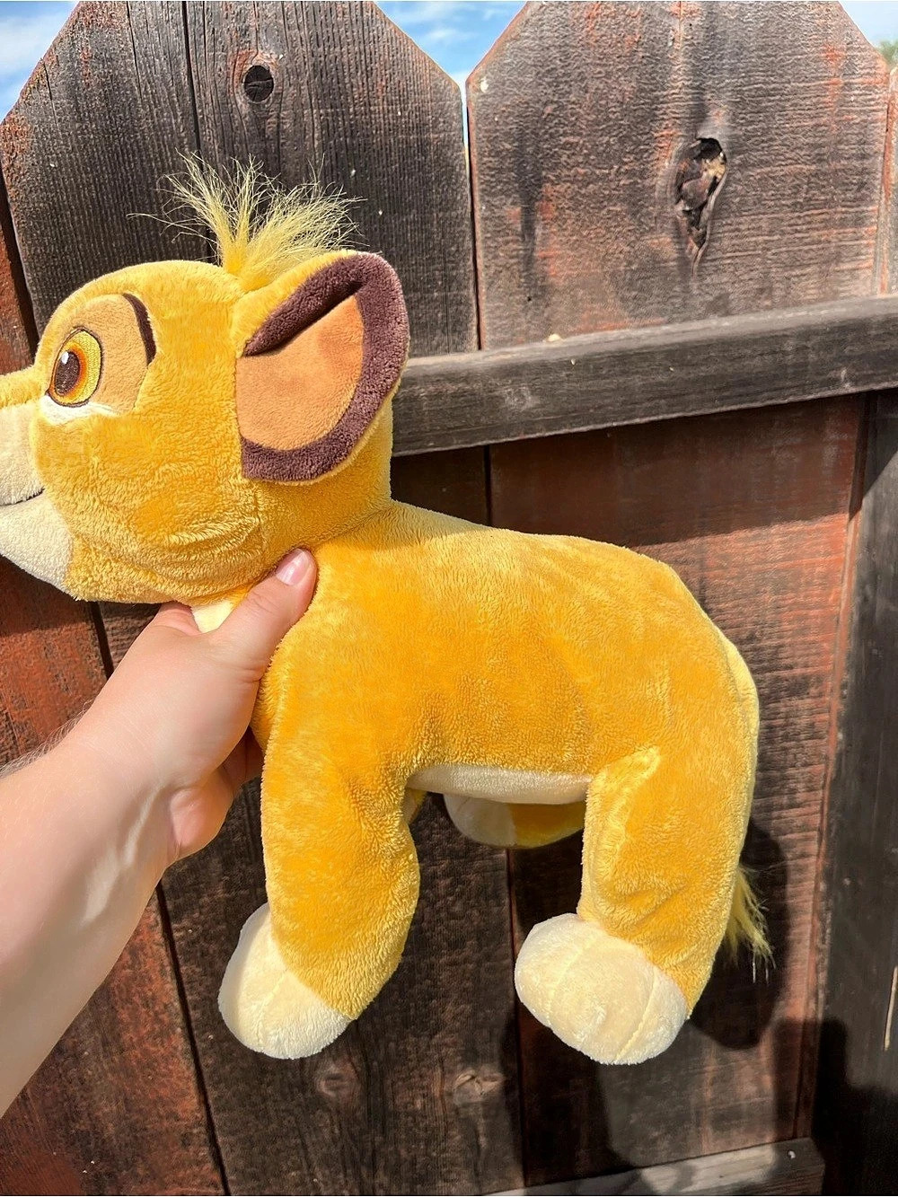 Disney Parks Simba Plush Lion Yellow - Picture 3 of 5